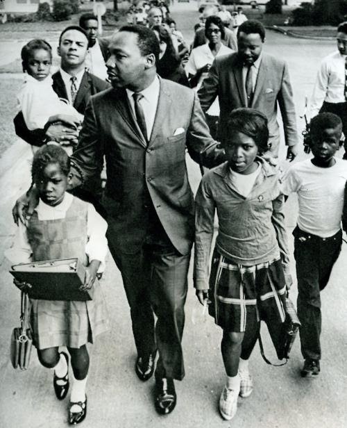 MLK Jr Escorting children